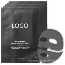 OEM Men′s Korean Mud Mask Sheet for Face Pore Cleaner & Oil Control